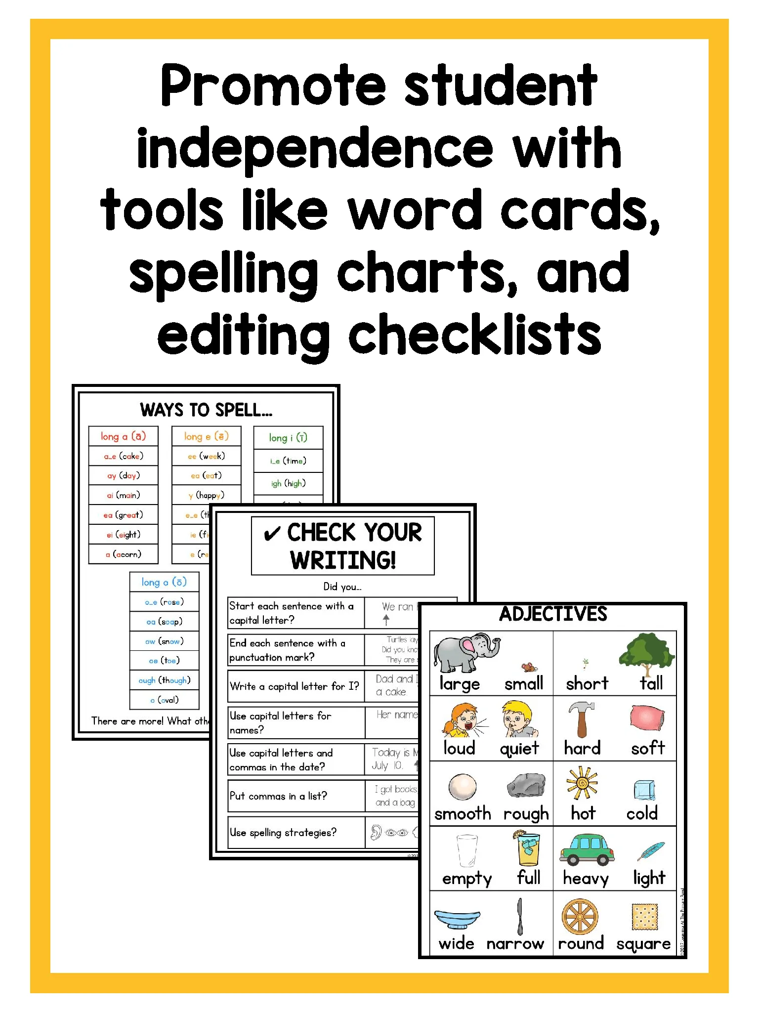 Second Grade Writing Center Activities