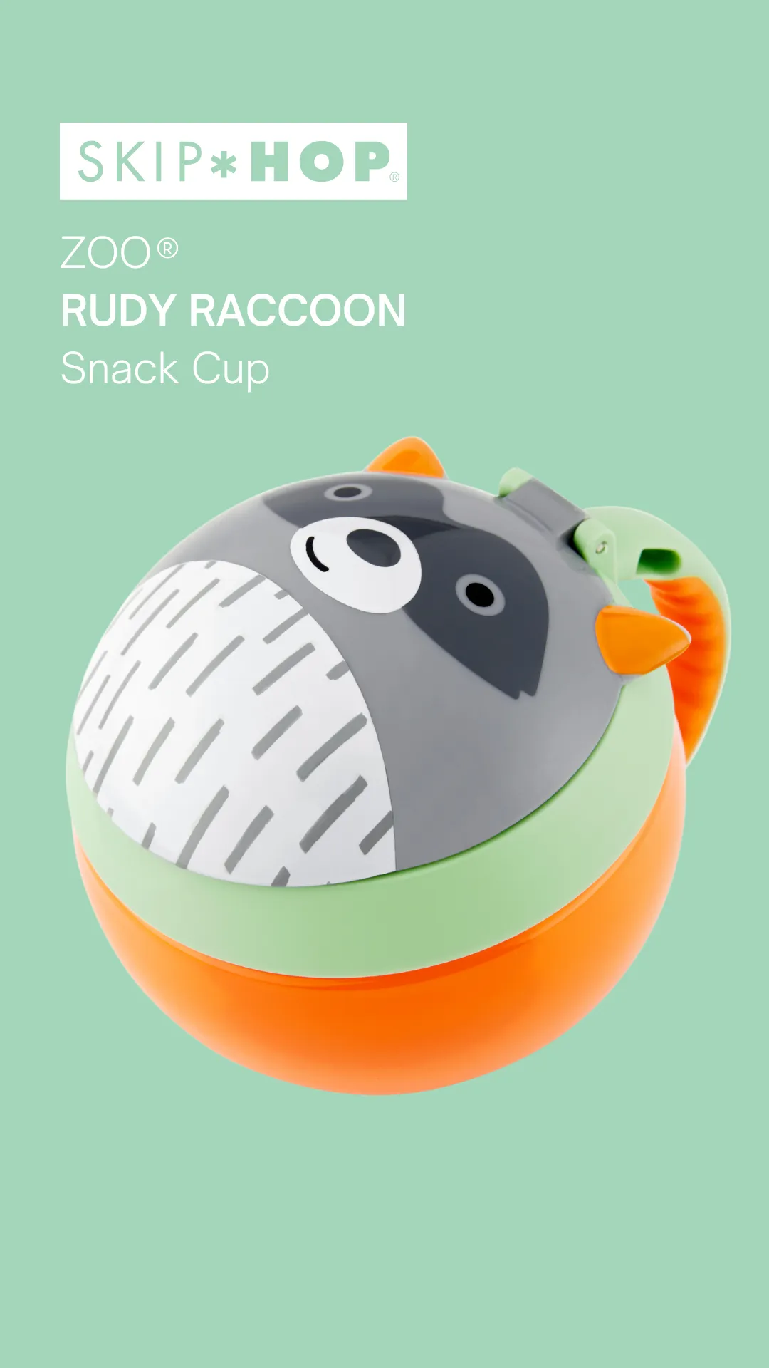 Skip Hop Zoo Snack Cup - Rudy Raccoon