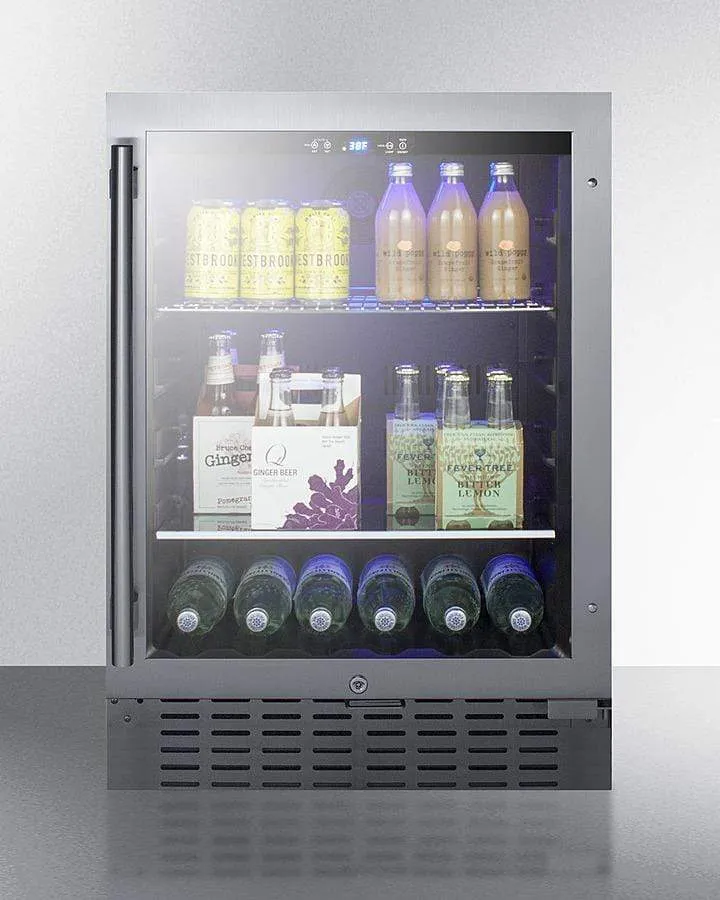 Summit 24" Wide Built-In Beverage Center SCR2466B