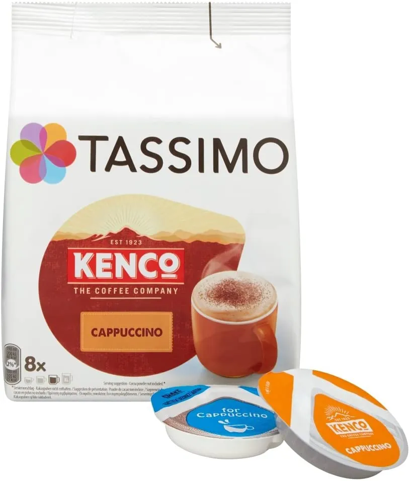 TASSIMO Kenco Cappuccino Coffee Pods