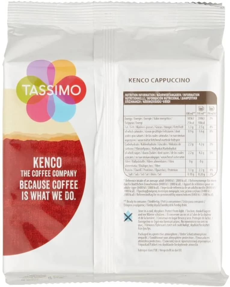 TASSIMO Kenco Cappuccino Coffee Pods