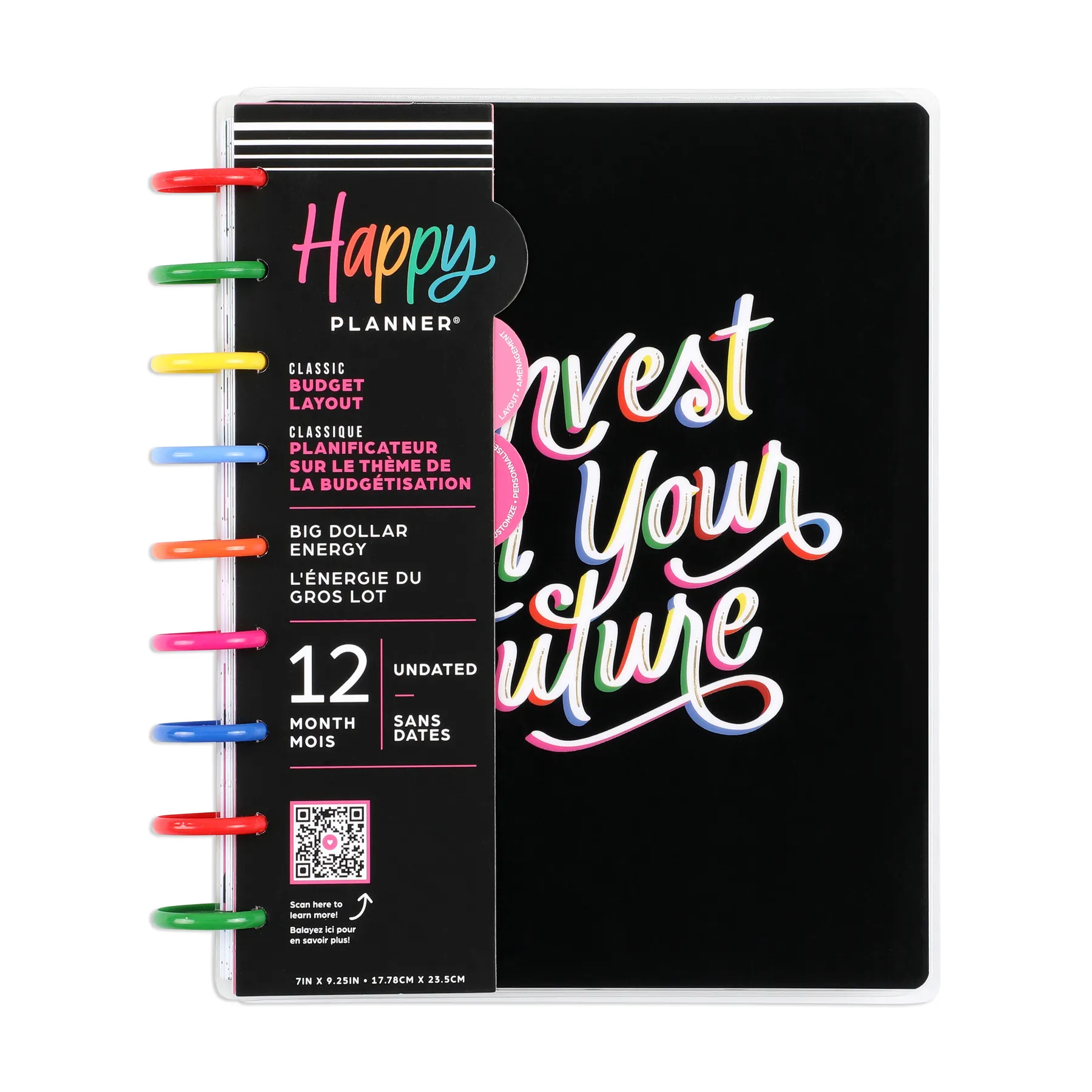 Undated Big Dollar Energy Happy Planner - Classic Budget Layout - 12 Months