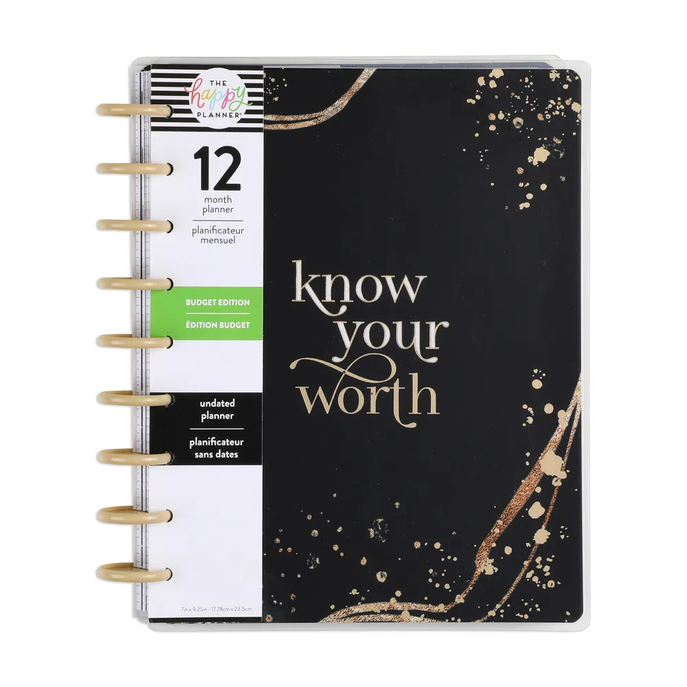 Undated Hello Savings Classic Budget Happy Planner - 12 Months