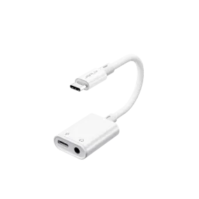 USB-C to 3.5mm Audio and 60W Charging Adapter