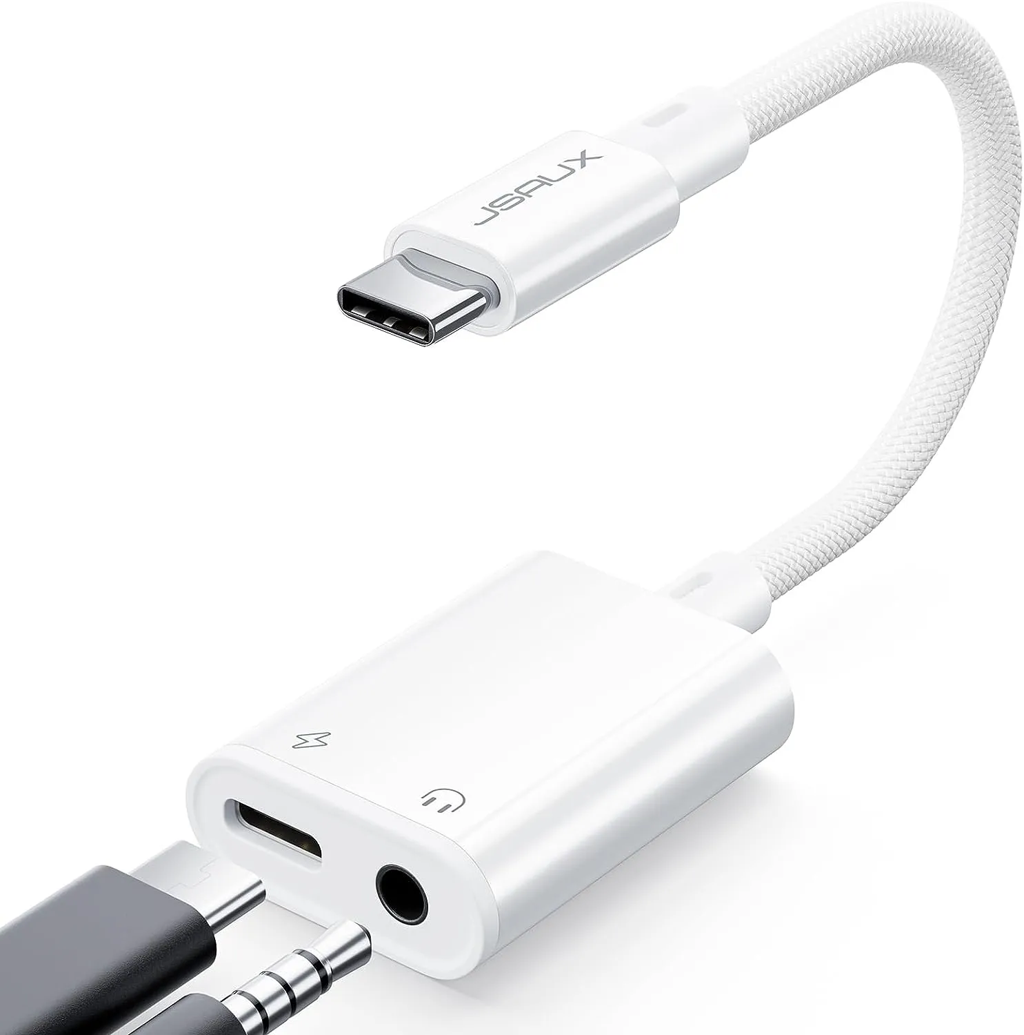 USB-C to 3.5mm Audio and 60W Charging Adapter