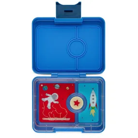 Yumbox Mini Snack box 3 Trays | True Blue Rocket