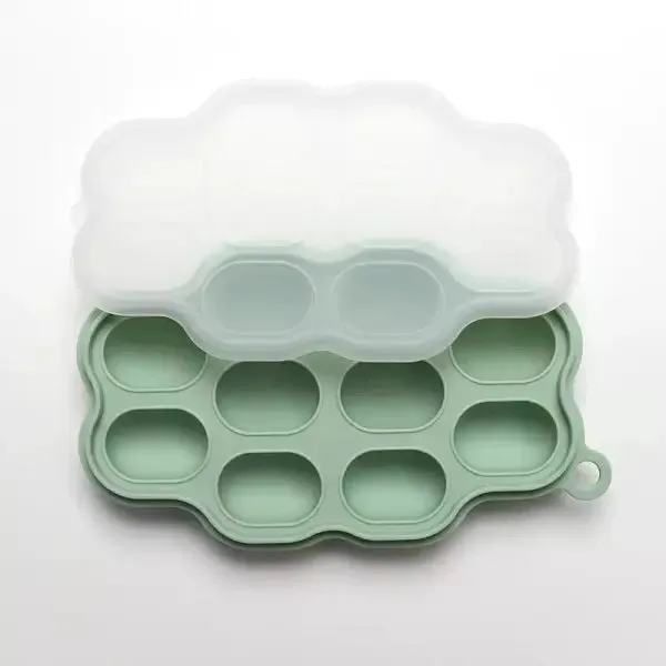 Zebra Babies Silicone Feeder Frozen Food Tray - 10 Compartments