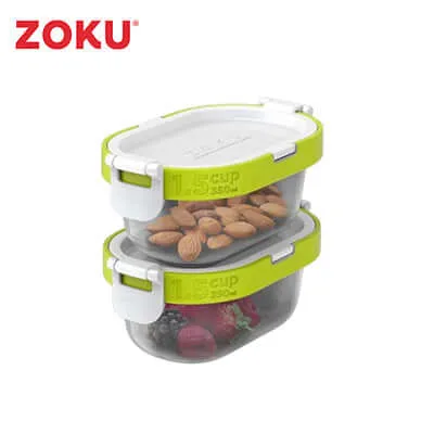 Zoku 4 Piece Neat Stack Food Container